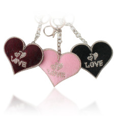 Брелок для рюкзака сумки Сердечко Love 129986
