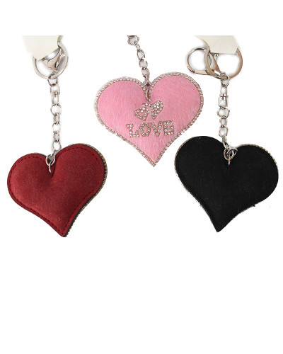 Брелок для рюкзака сумки Сердечко Love 129986