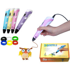 3D ручка 3D Pen 2 RP100B з LCD дисплеєм синього кольору 130101
