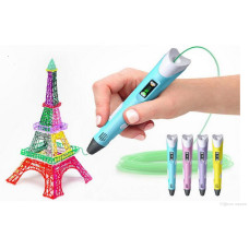 3D ручка 3D Pen 2 RP100B з LCD дисплеєм синього кольору 130101