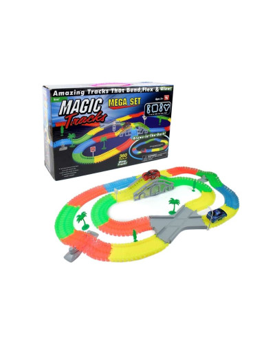 Дитяча іграшкова світлодіодна доріжка Magic Tracks Меджік Трек 360 деталей 130114