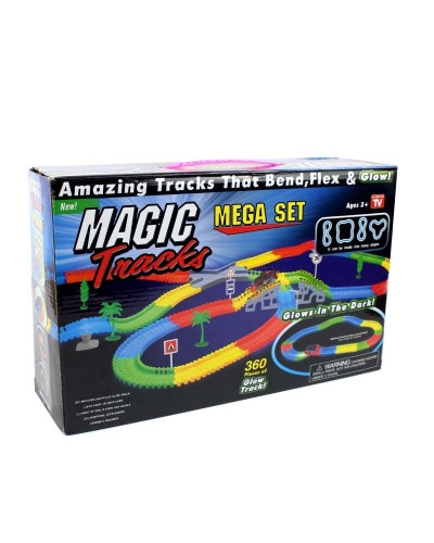 Дитяча іграшкова світлодіодна доріжка Magic Tracks Меджік Трек 360 деталей 130114