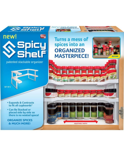 Полиця-органайзер для спецій Spicy Shelf 130232