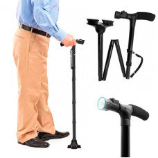 Складна тростина з ліхтариком Trusty Cane 130240