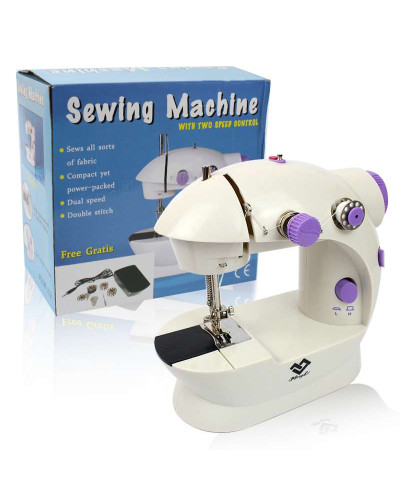 Швейна міні-машинка з педаллю 4в1 mini Sewing Machine 201 130342