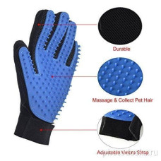 Щітка-рукавичка для вичісування шерсті домашніх тварин True Touch Pet Glove 130425