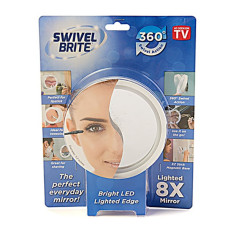 Дзеркало з підсвіткою для макіяжу Swivel Brite 130463