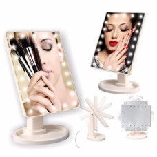 Дзеркало з підсвіткою для макіяжу Led mirror біле 130464