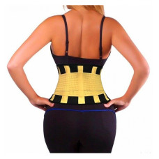 Пояс для похудения Hot Shapers Belt Power на липучке желтый, размер М 130581