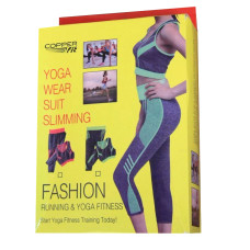 Жіноча майка і лосіни для фітнесу, йоги, бігу Yoga Wear A Suit Slimming рожеві 130591