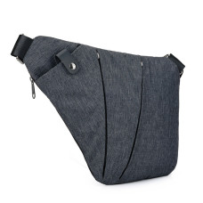 Сумка мессенджер через плече Cross Body сіра 130637