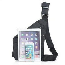 Сумка мессенджер через плече Cross Body сіра 130637