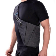 Сумка мессенджер через плече Cross Body сіра 130637