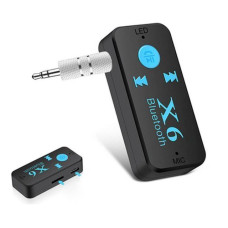Бездротовий адаптер Bluetooth приймач аудіо ресивер BT-X6 +TF card 130670