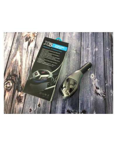 Автомобільний FM трансмітер модулятор X5 Bluetooth MP3 Чорний 130676