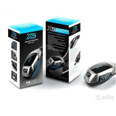 Автомобільний FM трансмітер модулятор X5 Bluetooth MP3 Чорний 130676