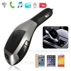 Автомобільний FM трансмітер модулятор X5 Bluetooth MP3 Чорний 130676