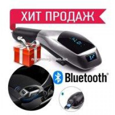 Автомобільний FM трансмітер модулятор X5 Bluetooth MP3 Чорний 130676