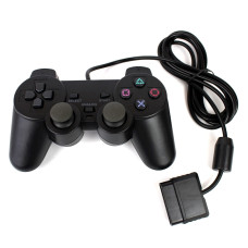 Джойстик проводний PS2 wire (Play Station II) Dual Shock з віброотдачею для плейстейшн 2 130708