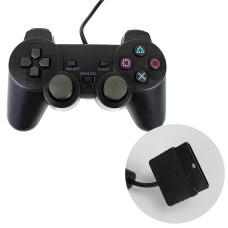 Джойстик проводний PS2 wire (Play Station II) Dual Shock з віброотдачею для плейстейшн 2 130708