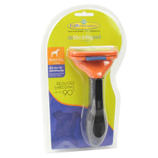 Щітка FURminator для розчісування собак і кішок з кнопкою FURminator Medium Dog 7 см 130751