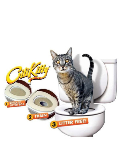 Система навчання кішок користуватися унітазом Citi Kitty Cat Toilet Training Kit 130760