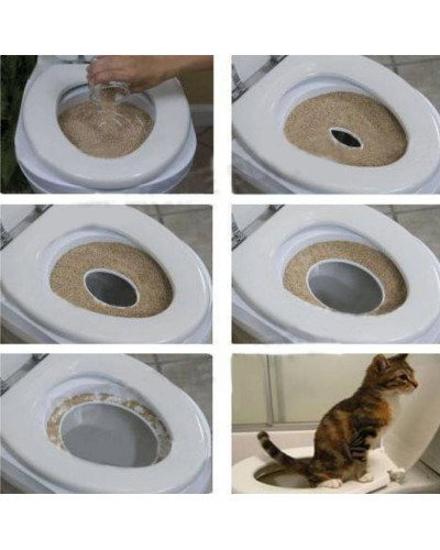 Система навчання кішок користуватися унітазом Citi Kitty Cat Toilet Training Kit 130760