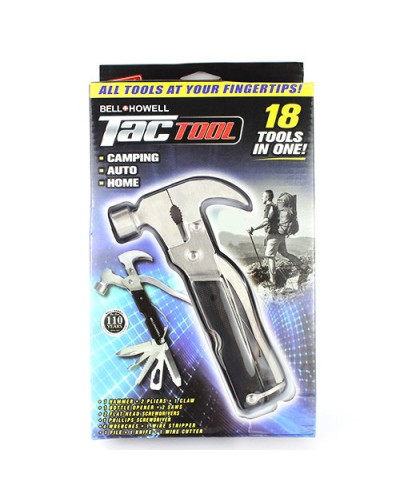 Багатофункціональний молоток-відбійник BELL HOWELL TAC TOOL 18 в 1 131693