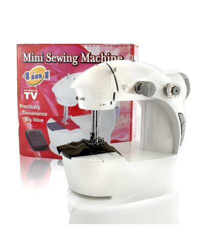 Швейна міні-машинка з педаллю 4в1 mini Sewing Machine 201 131944