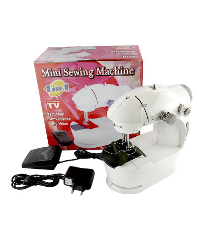 Швейна міні-машинка з педаллю 4в1 mini Sewing Machine 201 131944