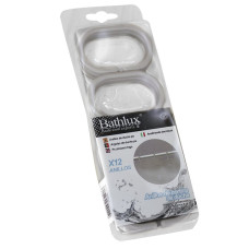 Кільця для занавіски 12 шт. Bathlux Rosa 30011 132507