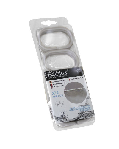 Кільця для занавіски 12 шт. Bathlux Rosa 30011 132507