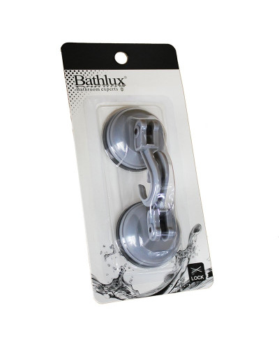 Крючок для рушників на вакуумній присосці 2шт. Bathlux Hojas 90219 132685