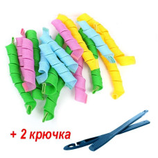 Бігуді спіральні набір 18шт Hair WavZ 50 см 132715