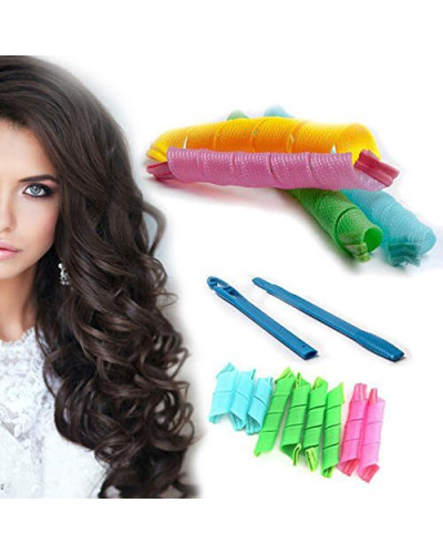 Бігуді спіральні набір 18шт Hair WavZ 50 см 132715