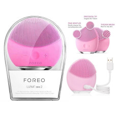 Силіконова щітка-масажер для очищення обличчя Foreo LUNA mini 2 рожева 132813