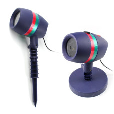 Проектор лазерний вуличний Star Shower Motion Laser Light Blue 133178