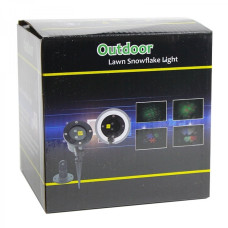 Проектор лазерний вуличний Outdoor Lawn Snowflake Light 133181