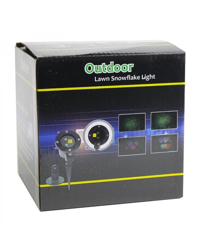 Проектор лазерний вуличний Outdoor Lawn Snowflake Light 133181