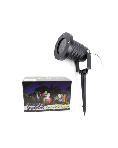 Проектор лазерний вуличний з малюнками Festival Projection Lamp 12 pictures 134006