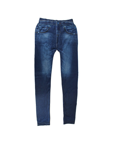 Утягуючі легінси лосини Slim`n Lif Jeggings, джинси сині 139497