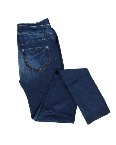 Утягуючі легінси лосини Slim`n Lif Jeggings, джинси сині 139497