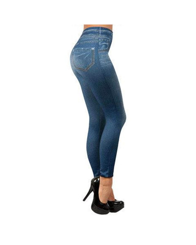 Утягуючі легінси лосини Slim`n Lif Jeggings, джинси сині 139497