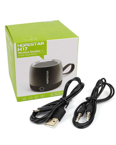 Колонка портативна акустична Bluetooth Hopestar H17 синя 140063