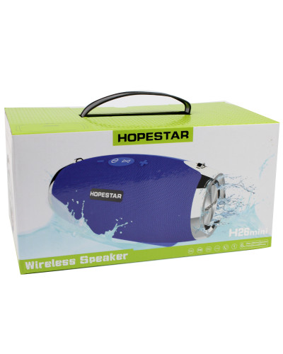 Портативна акустична Bluetooth колонка Hopestar H26 синя 140067