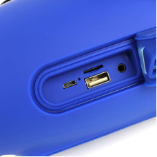 Портативна акустична Bluetooth колонка Hopestar H26 синя з жовтим 140069