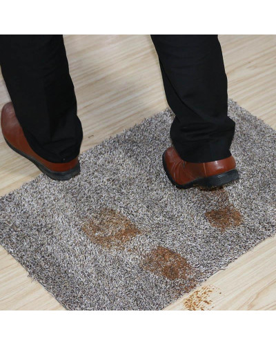 Коврик придверный впитывающий Clean Step Mat серый 140124
