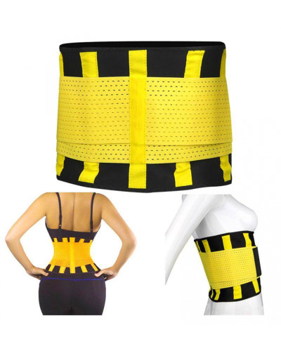 Ремінь для схуднення Hot Shapers Belt Power на липучці жовтий, розмір XL 141082
