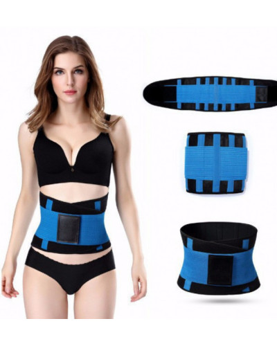 Пояс для схуднення Hot Shapers Belt Power на липучці синій, розмір L 141095