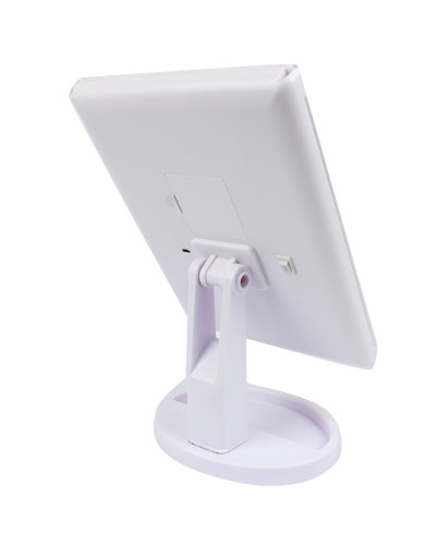 Зеркало квадратное с подсветкой со ставнями Led Mirror белое 141125